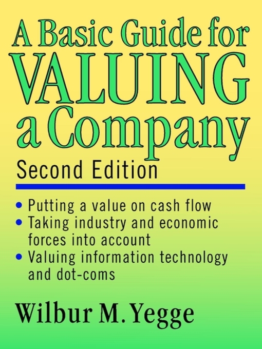 Title details for A Basic Guide for Valuing a Company by Wilbur M. Yegge - Wait list